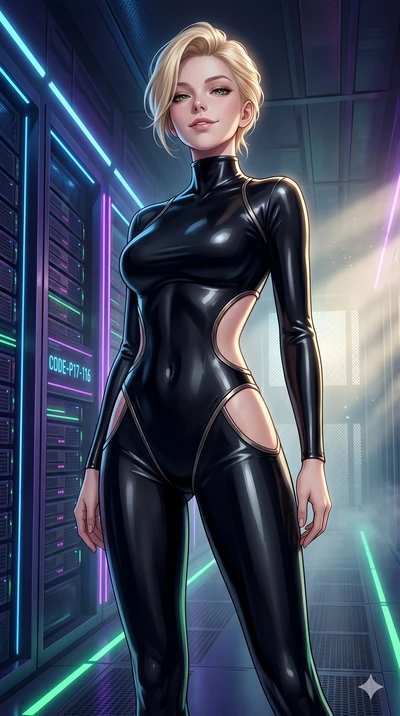 score_9, masterpiece, best quality, ultra-detailed, high-budget anime keyframe, editorial fashion photography, tasteful artistic composition, Caucasian woman, strictly human ears. cowboy shot from the thighs up, character and outfit filling the frame