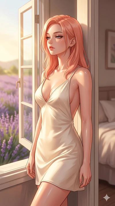 score_9, masterpiece, best quality, ultra-detailed, high-budget anime keyframe, editorial fashion photography, tasteful artistic composition, Japanese woman. cowboy shot from the thighs up, character and outfit filling the frame for maximum editorial