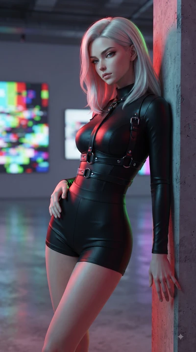 score_9, masterpiece, best quality, ultra-detailed, high-budget anime keyframe, editorial fashion photography, tasteful artistic composition, Caucasian woman woman. close-up cowboy shot from the waist and thighs up, the character dominates the compos