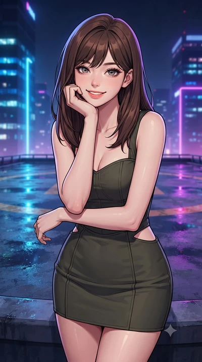 score_9, masterpiece, best quality, ultra-detailed, high-budget anime keyframe, editorial fashion photography, tasteful artistic composition, gorgeous anime illustration, with clean line-art, distinct ink outlines, and high-contrast stereoscopic dept