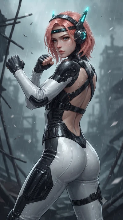 score_9, masterpiece, best quality, ultra-detailed, high-budget anime keyframe, editorial fashion photography, tasteful artistic composition, Japanese woman. close-up cowboy shot from the waist and thighs up, the character dominates the composition, 