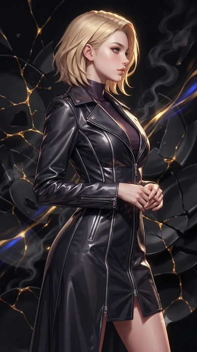 score_9, masterpiece, best quality, ultra-detailed, high-budget anime keyframe, editorial fashion photography, tasteful artistic composition, Caucasian woman. close-up cowboy shot from the waist and thighs up, the character dominates the composition,
