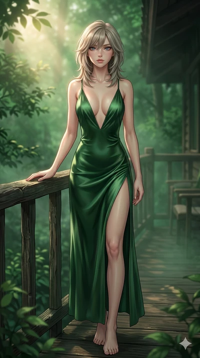 score_9, masterpiece, best quality, ultra-detailed, high-budget anime keyframe, editorial fashion photography, tasteful artistic composition, Japanese woman. cowboy shot from the thighs up, character and outfit filling the frame for maximum editorial