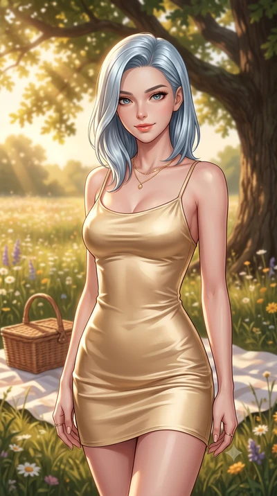 score_9, masterpiece, best quality, ultra-detailed, high-budget anime keyframe, editorial fashion photography, tasteful artistic composition, Korean woman woman. close-up cowboy shot from the waist and thighs up, the character dominates the compositi