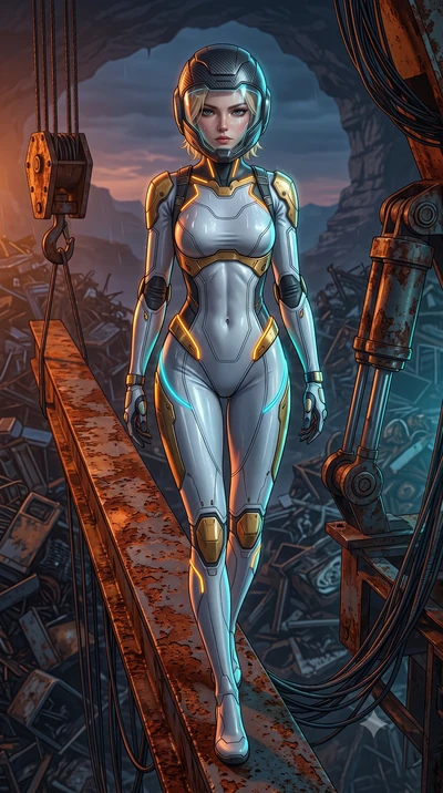 score_9, masterpiece, best quality, ultra-detailed, high-budget anime keyframe, semi-realistic 3D game render, editorial fashion photography, tasteful artistic composition, Caucasian woman. close-up cowboy shot from the waist and thighs up, the chara