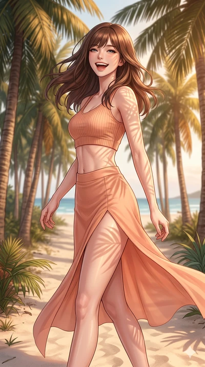 score_9, masterpiece, best quality, ultra-detailed, high-budget anime keyframe, editorial fashion photography, tasteful artistic composition, Korean woman. cowboy shot from the thighs up, character and outfit filling the frame for maximum editorial p