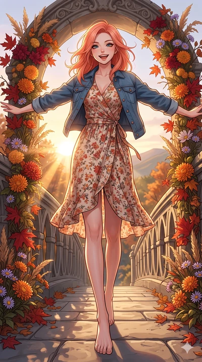 score_9, masterpiece, best quality, ultra-detailed, high-budget anime keyframe, vibrant anime aesthetic, Japanese woman. low angle full-body shot from head to toe showing her feet, filling the entire 9:16 vertical frame with her statuesque presence, 