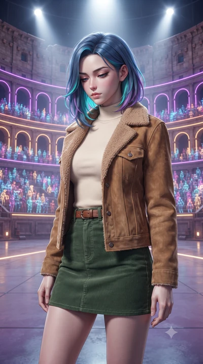 score_9, masterpiece, best quality, ultra-detailed, high-budget anime keyframe, editorial fashion photography, tasteful artistic composition, Caucasian woman, strictly human ears. close-up cowboy shot from the waist and thighs up, the character domin