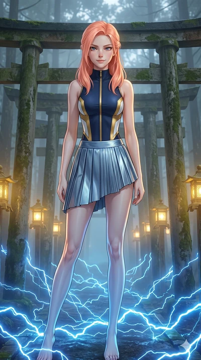 score_9, masterpiece, best quality, ultra-detailed, high-budget anime keyframe, editorial fashion photography, tasteful artistic composition, Japanese woman. cowboy shot from the thighs up, character and outfit filling the frame for maximum editorial
