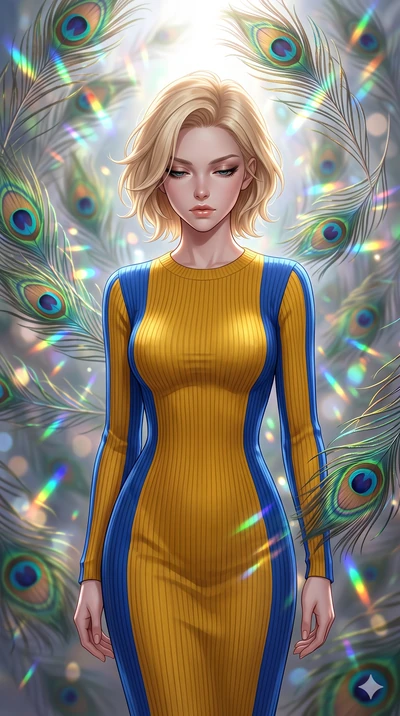 score_9, masterpiece, best quality, ultra-detailed, high-budget anime keyframe, editorial fashion photography, tasteful artistic composition, Caucasian woman, strictly human ears. close-up cowboy shot from the waist and thighs up, the character domin