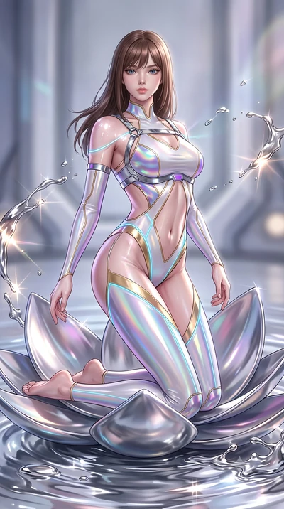 score_9, masterpiece, best quality, ultra-detailed, high-budget anime keyframe, editorial fashion photography, tasteful artistic composition, Korean woman. low angle full-body shot from head to toe showing her feet, filling the entire 9:16 vertical f