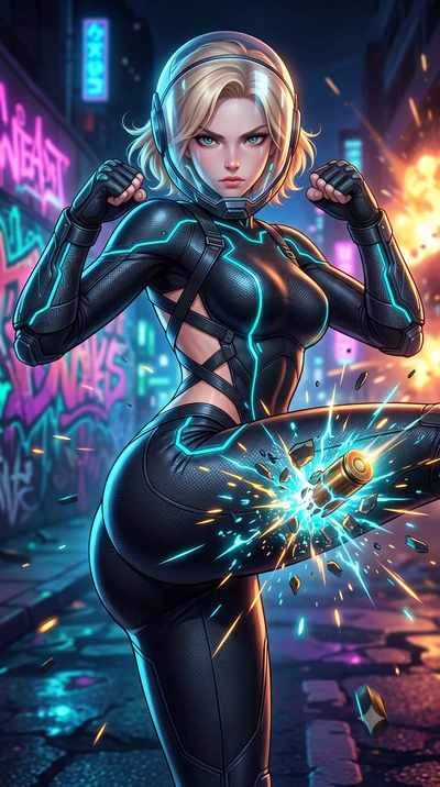 score_9, masterpiece, best quality, ultra-detailed, high-budget anime keyframe, semi-realistic 3D game render, editorial fashion photography, tasteful artistic composition, Caucasian woman. close-up cowboy shot from the waist and thighs up, the chara