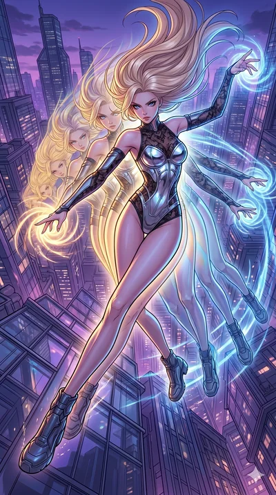 score_9, masterpiece, best quality, ultra-detailed, high-budget anime movie keyframe, cinematic anime lighting, intricate line art, Japanese anime girl. Dynamic full-body shot stretching the vertical silhouette with extreme perspective. manipulating 