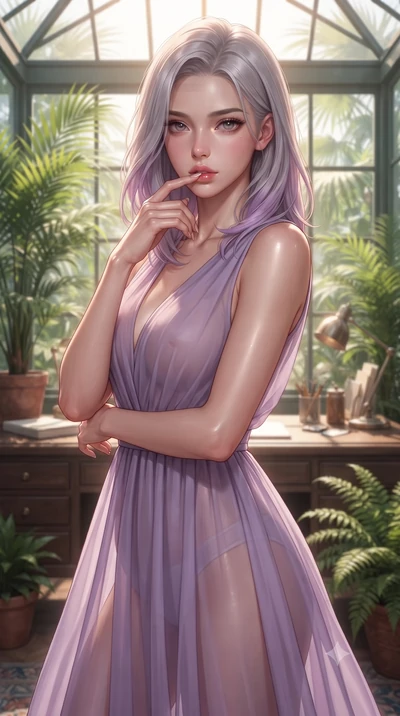 score_9, masterpiece, best quality, ultra-detailed, high-budget anime keyframe, editorial fashion photography, tasteful artistic composition, Caucasian woman. close-up cowboy shot from the waist and thighs up, the character dominates the composition,