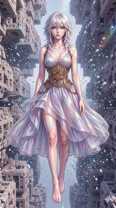 score_9, masterpiece, best quality, ultra-detailed, high-budget anime keyframe, editorial fashion photography, tasteful artistic composition, Japanese woman. upper body close-up from the thighs up, character filling the screen for maximum presence. f