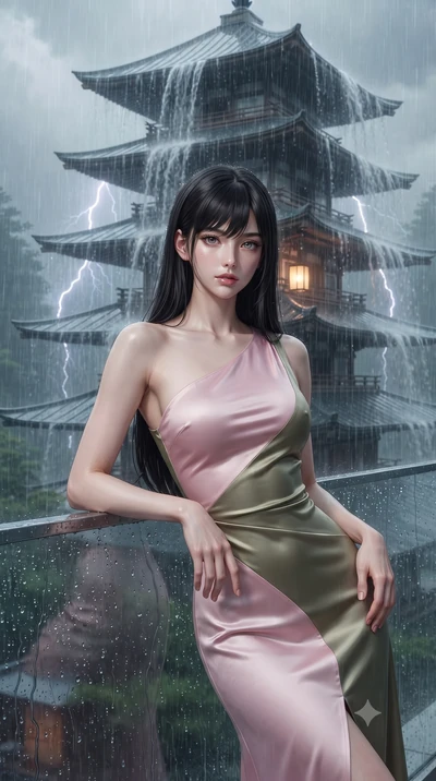 score_9, masterpiece, best quality, ultra-detailed, high-budget anime keyframe, editorial fashion photography, tasteful artistic composition, Caucasian woman, strictly human ears. close-up cowboy shot from the waist and thighs up, the character domin