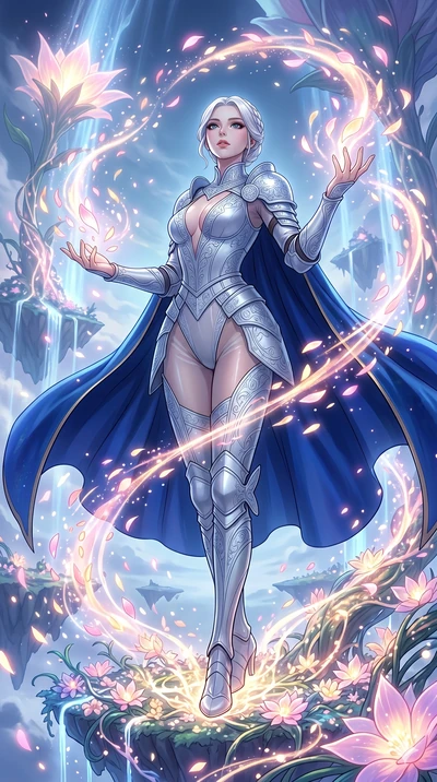 score_9, masterpiece, best quality, ultra-detailed, High-budget Anime Keyframe, vibrant colors, fluid line-art, expressive lighting, cinematic composition, Ufotable-style visual effects, top-tier animation quality, Japanese woman with delicate and el