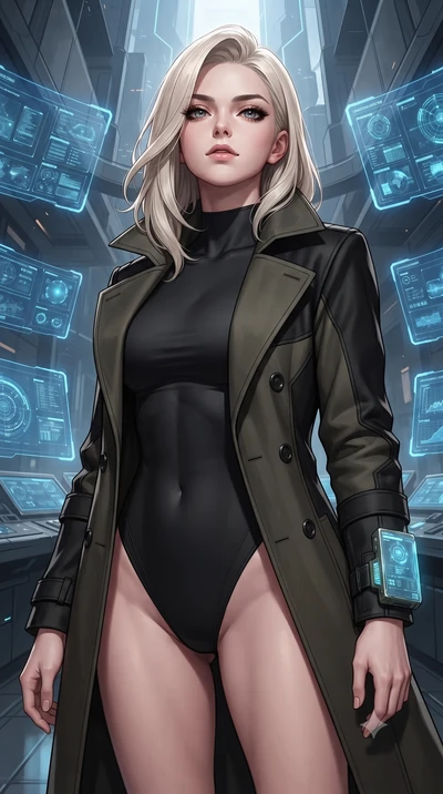 score_9, masterpiece, best quality, ultra-detailed, high-budget anime keyframe, editorial fashion photography, tasteful artistic composition, Caucasian woman. close-up cowboy shot from the waist and thighs up, the character dominates the composition,