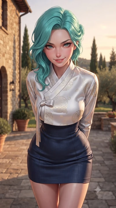score_9, masterpiece, best quality, ultra-detailed, high-budget anime keyframe, editorial fashion photography, tasteful artistic composition, Japanese woman woman. close-up cowboy shot from the waist and thighs up, the character dominates the composi