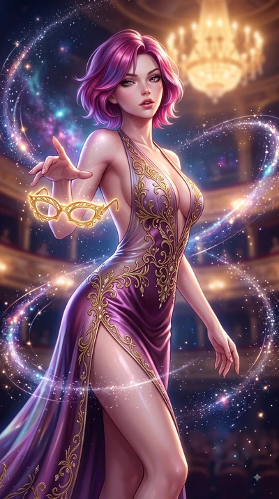 score_9, masterpiece, best quality, ultra-detailed, high-budget anime keyframe, editorial fashion photography, tasteful artistic composition, Caucasian woman. close-up cowboy shot from the waist and thighs up, the character dominates the composition,