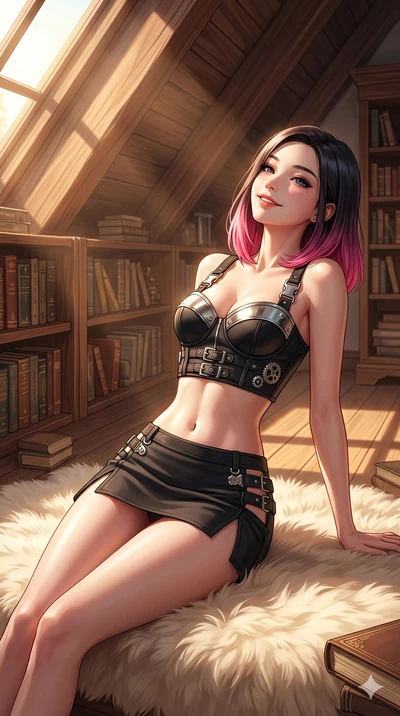score_9, masterpiece, best quality, ultra-detailed, high-budget anime keyframe, editorial fashion photography, tasteful artistic composition, Korean woman. cowboy shot from the thighs up, character and outfit filling the frame for maximum editorial p