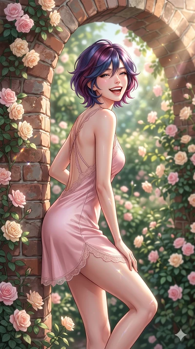 score_9, masterpiece, best quality, ultra-detailed, high-budget anime keyframe, editorial fashion photography, tasteful artistic composition, Korean woman. cowboy shot from the thighs up, character and outfit filling the frame for maximum editorial p
