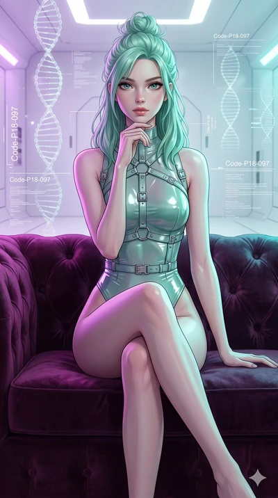 score_9, masterpiece, best quality, ultra-detailed, high-budget anime keyframe, editorial fashion photography, tasteful artistic composition, Japanese woman. cowboy shot from the thighs up, character and outfit filling the frame for maximum editorial