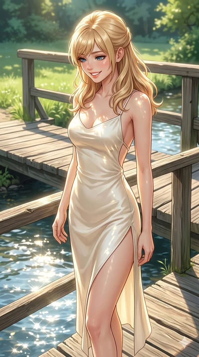 score_9, masterpiece, best quality, ultra-detailed, high-budget anime keyframe, editorial fashion photography, tasteful artistic composition, Caucasian woman, strictly human ears. cowboy shot from the thighs up, character and outfit filling the frame