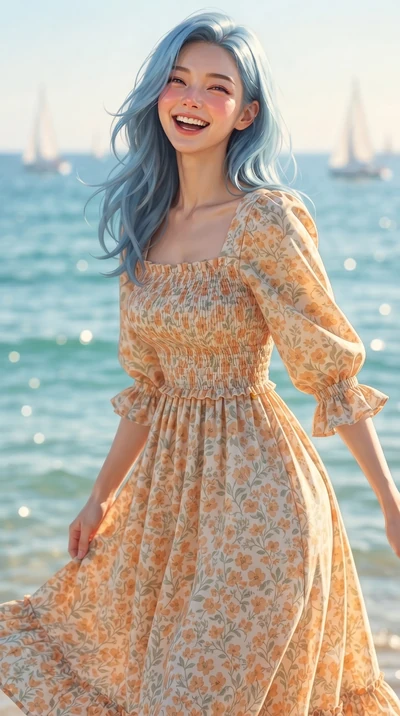 score_9, masterpiece, best quality, ultra-detailed, high-budget anime keyframe, editorial fashion photography, tasteful artistic composition, Korean woman. close-up cowboy shot from the waist and thighs up, the character dominates the composition, fi