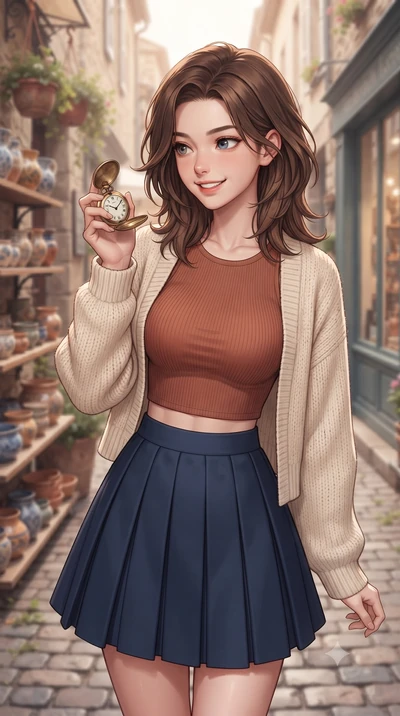 score_9, masterpiece, best quality, ultra-detailed, high-budget anime keyframe, editorial fashion photography, tasteful artistic composition, Korean woman. close-up cowboy shot from the waist and thighs up, the character dominates the composition, fi