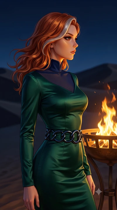 score_9, masterpiece, best quality, ultra-detailed, high-budget anime keyframe, editorial fashion photography, tasteful artistic composition, Caucasian woman. close-up cowboy shot from the waist and thighs up, the character dominates the composition,