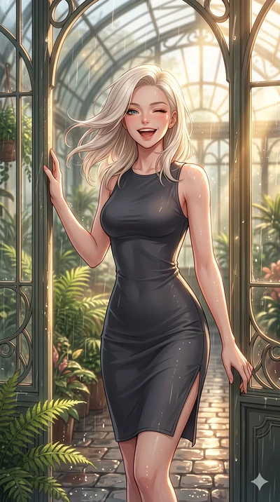 score_9, masterpiece, best quality, ultra-detailed, high-budget anime keyframe, vibrant anime aesthetic, Caucasian woman, strictly human ears. close-up cowboy shot from the waist and thighs up, the character dominates the composition, filling the fra