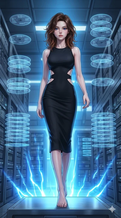 score_9, masterpiece, best quality, ultra-detailed, high-budget anime keyframe, editorial fashion photography, tasteful artistic composition, Korean woman. low angle full-body shot from head to toe showing her feet, filling the entire 9:16 vertical f