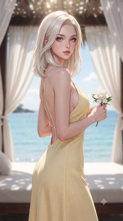 score_9, masterpiece, best quality, ultra-detailed, high-budget anime keyframe, editorial fashion photography, tasteful artistic composition, Caucasian woman woman. close-up cowboy shot from the waist and thighs up, the character dominates the compos