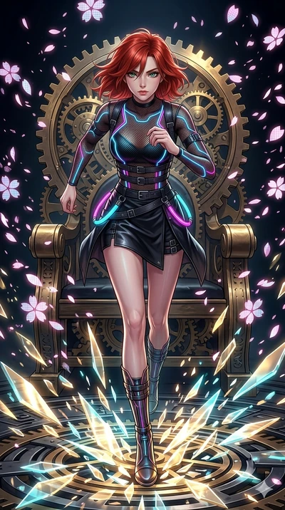 score_9, masterpiece, best quality, ultra-detailed, Set A: High-budget Anime Keyframe, Japanese woman in a cinematic setting. Cinematic lighting, vibrant colors, dramatic shadows, 2k, ultra detail, master piece, 9:16 ratio. Image Identifier: image_56