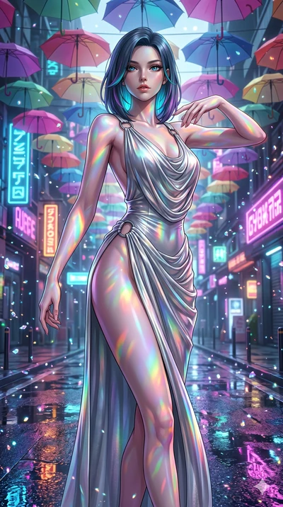 score_9, masterpiece, best quality, ultra-detailed, high-budget anime keyframe, editorial fashion photography, tasteful artistic composition, Caucasian woman, strictly human ears. upper body close-up from the thighs up, character filling the screen f