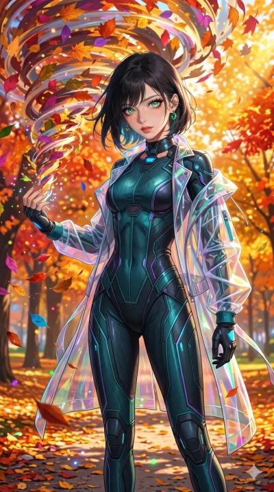 첨부의 캐릭터를 고정하여 얼굴과 몸매만 유지, score_9, masterpiece, best quality, ultra-detailed, Set B: Semi-realistic 3D Game Render, Caucasian woman (strictly human ears). Low angle cowboy shot filling the entire 9:16 frame with her statuesque presence. Summoning a w