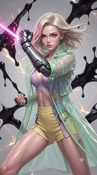 score_9, masterpiece, best quality, ultra-detailed, high-budget anime keyframe, editorial fashion photography, tasteful artistic composition, realistic cosplay photography, Caucasian woman, strictly human ears. close-up cowboy shot from the waist and