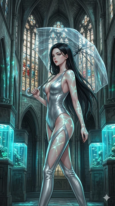 score_9, masterpiece, best quality, ultra-detailed, high-budget anime keyframe, editorial fashion photography, tasteful artistic composition, Korean woman. cowboy shot from the thighs up, character and outfit filling the frame for maximum editorial p