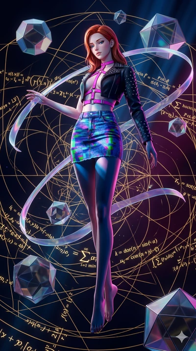 score_9, masterpiece, best quality, ultra-detailed, high-budget anime keyframe, Caucasian woman, strictly human ears. low angle full-body shot filling the entire 9:16 frame with her statuesque presence, stretching the vertical silhouette. floating gr