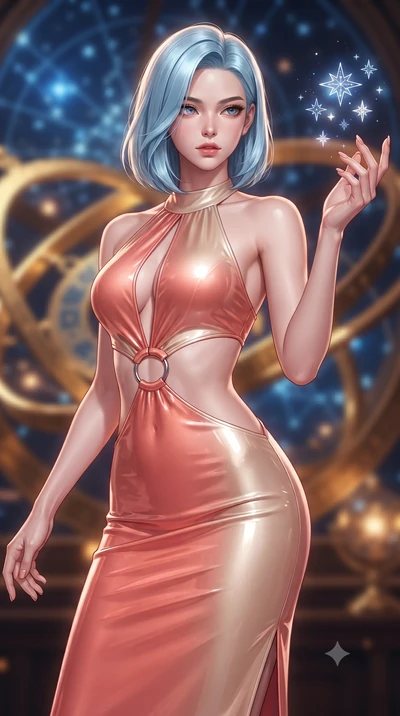 score_9, masterpiece, best quality, ultra-detailed, high-budget anime keyframe, editorial fashion photography, tasteful artistic composition, Korean woman. close-up cowboy shot from the waist and thighs up, the character dominates the composition, fi