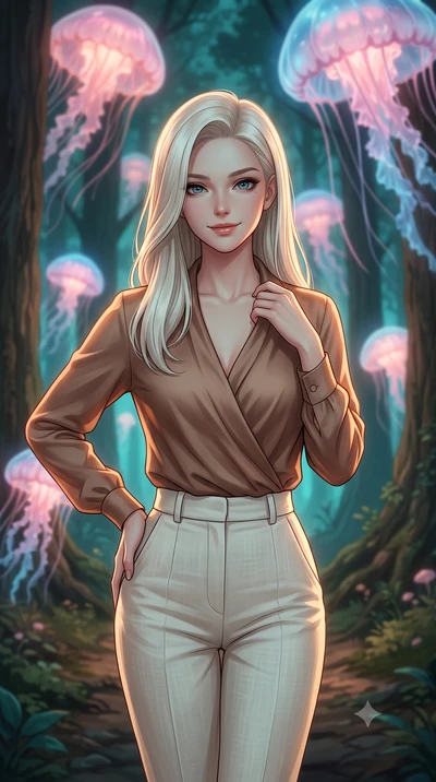 score_9, masterpiece, best quality, ultra-detailed, high-budget anime keyframe, editorial fashion photography, tasteful artistic composition, Caucasian woman, strictly human ears. close-up cowboy shot from the waist and thighs up, the character domin