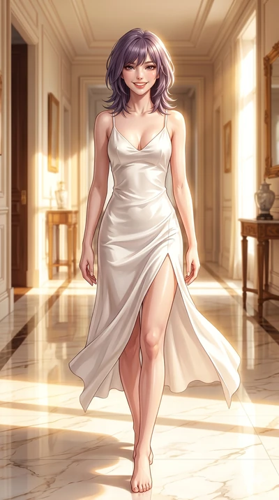 score_9, masterpiece, best quality, ultra-detailed, high-budget anime keyframe, editorial fashion photography, tasteful artistic composition, Japanese woman. cowboy shot from the thighs up, character and outfit filling the frame for maximum editorial