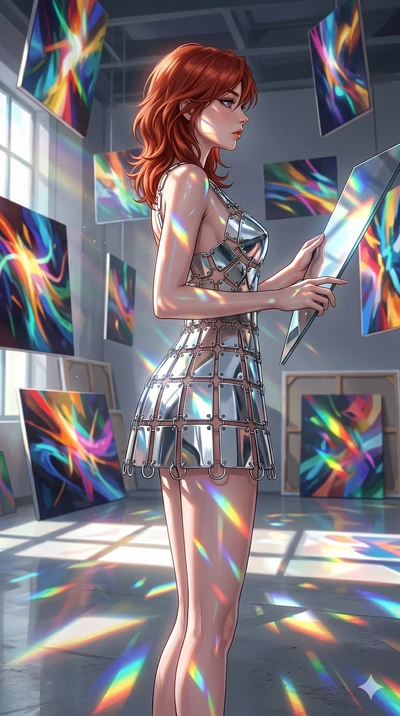 score_9, masterpiece, best quality, ultra-detailed, high-budget anime keyframe, editorial fashion photography, tasteful artistic composition, Korean woman. cowboy shot from the thighs up, character and outfit filling the frame for maximum editorial p