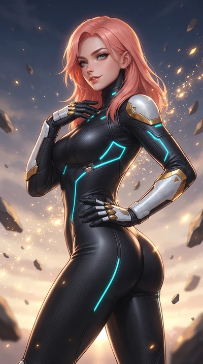score_9, masterpiece, best quality, ultra-detailed, high-budget anime keyframe, editorial fashion photography, tasteful artistic composition, Japanese woman. close-up cowboy shot from the waist and thighs up, the character dominates the composition, 