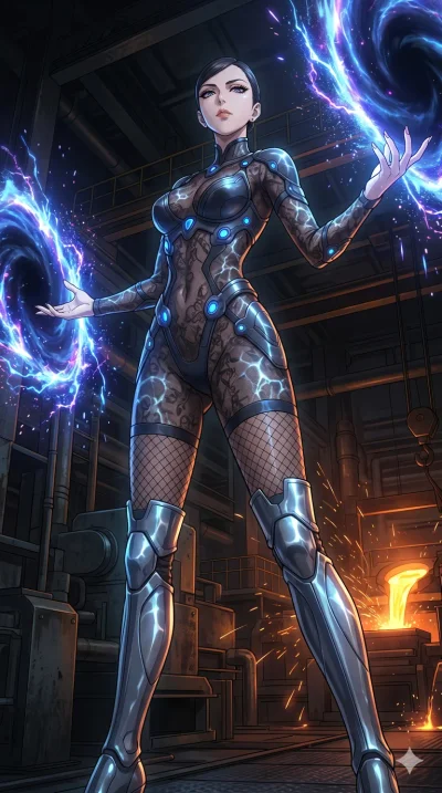 score_9, masterpiece, best quality, ultra-detailed, High-budget Anime Keyframe, vibrant colors, fluid line-art, expressive lighting, cinematic composition, Ufotable-style visual effects, top-tier animation quality, Japanese woman with delicate and el