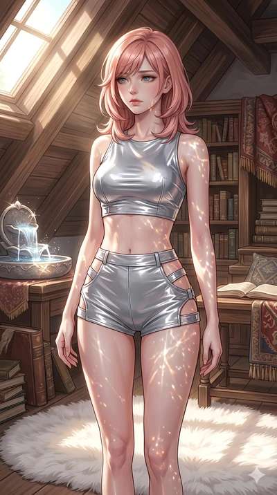 score_9, masterpiece, best quality, ultra-detailed, high-budget anime keyframe, editorial fashion photography, tasteful artistic composition, Japanese woman. cowboy shot from the thighs up, character and outfit filling the frame for maximum editorial