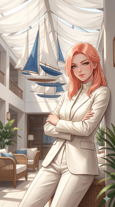 score_9, masterpiece, best quality, ultra-detailed, high-budget anime keyframe, editorial fashion photography, tasteful artistic composition, Japanese woman. cowboy shot from the thighs up, character and outfit filling the frame for maximum editorial