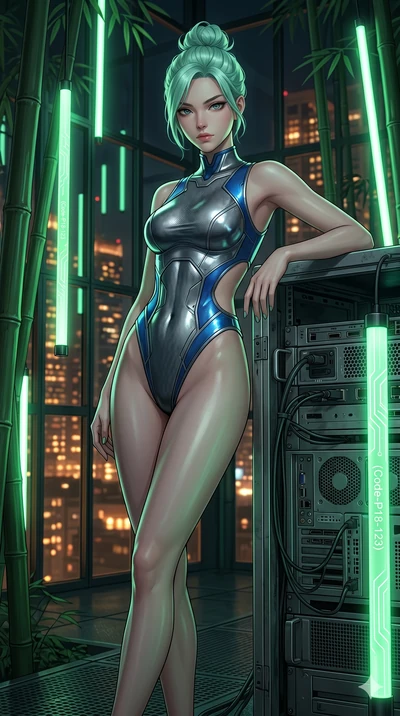 score_9, masterpiece, best quality, ultra-detailed, high-budget anime keyframe, editorial fashion photography, tasteful artistic composition, Japanese woman. cowboy shot from the thighs up, character and outfit filling the frame for maximum editorial