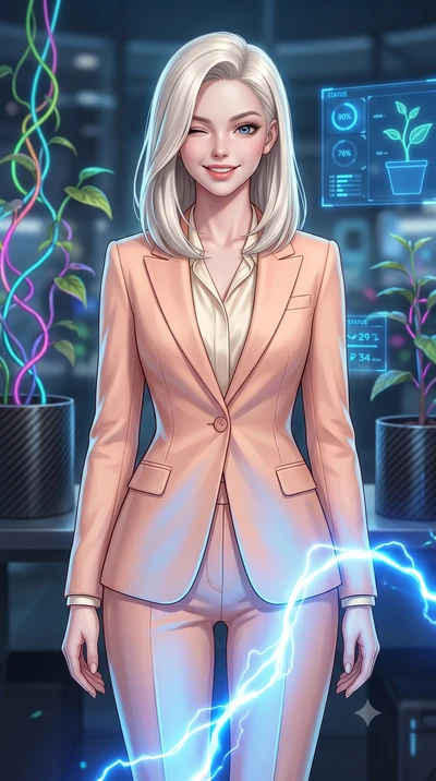 score_9, masterpiece, best quality, ultra-detailed, high-budget anime keyframe, editorial fashion photography, tasteful artistic composition, Caucasian woman, strictly human ears. close-up cowboy shot from the waist and thighs up, the character domin